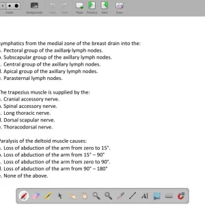 M.C.Q on anatomy of upper limb part two
